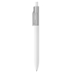 aerial view a white nimbus rpet translucent clip pen - colorjet, image 1 of 2
