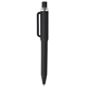 aerial view a black polar recycled plastic pen - colorjet, image 1 of 2