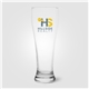 aerial view a clear bask beer glass - 23 oz - colorjet, image 1 of 2