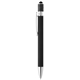 aerial view a black wave aluminum spinner stylus pen - colorjet, image 1 of 2