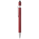 aerial view a burgundy 2042 wave aluminum spinner stylus pen - colorjet, image 1 of 3