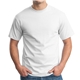a white hanes(r) 100 cotton t - shirt