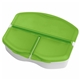a translucent lime tri - minder pill box