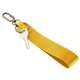 aerial view a yellow aeroloft(r) never lost keychain, image 1 of 2