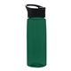 a black lid & t dark green bottle the flair - 26 oz transparent tritan(tm) bottle with pop - up lid