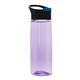 a black with blue flip tab lid & t lilac bottle the flair - 26 oz transparent tritan(tm) bottle with pop - up lid