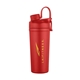 aerial view a red topeka 26 oz vacuum shaker, image 1 of 2