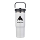 aerial view a white memphis 30 oz top handle tumbler, image 1 of 2