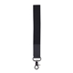aerial view a black mccormick wristband lanyard, image 1 of 4