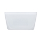 aerial view a clear freshkeep platinum silicone 23 fl oz leakproof food storage pouch, image 1 of 5