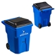 aerial view a blue trash container stress reliever, image 1 of 2