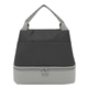 aerial view a gray/gray galley rpet insulated lunch bag, image 1 of 3