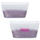 a group of freshkeep platinum silicone 34 fl oz leakproof food storage pouch