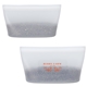 a group of freshkeep platinum silicone 23 fl oz leakproof food storage pouch