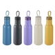 a group of cameo 23 oz pla sports bottle with silicone loop handle
