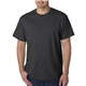 aerial view a dark heather gildan(r) adult heavy cotton(tm) t - shirt, image 1 of 6
