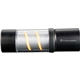 aerial view a black mini spiral filament 100 lumens lantern flashlight, image 1 of 10