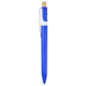 aerial view a blue sunburst recycled gel pen, image 1 of 2