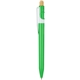 aerial view a lime sunburst recycled gel pen, image 1 of 2