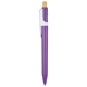 aerial view a purple sunburst recycled gel pen, image 1 of 2