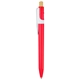 aerial view a red sunburst recycled gel pen, image 1 of 2