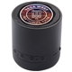 aerial view a black buzzturn recycled bluetooth speaker, image 1 of 7