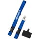 aerial view a blue adjustable recycled phone lanyard, image 1 of 11