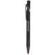 aerial view a black vera recycled aluminum gel pen, image 1 of 4