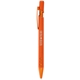 aerial view a orange vera recycled aluminum gel pen, image 1 of 4
