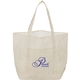 aerial view a natural beacon non - woven recycled boat tote, image 1 of 8