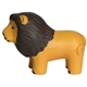 aerial view a yellow/brown lion stress reliever, image 1 of 7