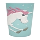 aerial view a blue unicorn drinking cup, image 1 of 2