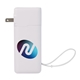 aerial view a group of ul listed 10, 000 mah 20w pd power bank with ac plug, image 1 of 8