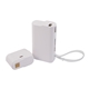 aerial view a group of ul listed 10, 000 mah 20w pd power bank with ac plug, image 7 of 8