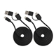 aerial view a group of dual power long charging cable kit, image 3 of 7