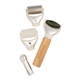 aerial view a group of wellable(tm) fsc(r)- certified 3- in -1 face and body roller set, image 3 of 16
