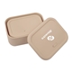 aerial view a group of silicone food storage box with air valve set - 24 oz and 44 oz, image 1 of 9