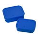 aerial view a group of silicone food storage box with air valve set - 24 oz and 44 oz, image 9 of 9