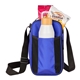 aerial view a group of crossbody recycled 6- can cooler, image 6 of 12