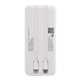 aerial view a group of pwr pal 10000 mah power bank with integrated cable, image 5 of 8