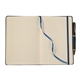 aerial view a group of 5.5 x 8.5 fsc(r) recycled ribbed bound journal, image 10 of 20