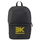 aerial view a black uptown recycled nylon backpack, image 1 of 7