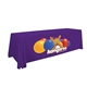 a grape-pms 268 8 serged open - back polyester standard table throw