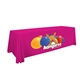 a hot pink-pms 219 8 serged open - back polyester standard table throw