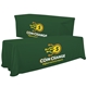 a hunter green-pms 350 serged convertible table throw