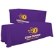 a grape-pms 268 serged convertible table throw