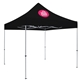 aerial view a black 10 deluxe tent kit (full - color imprint, 1 location), image 1 of 11