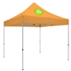 a blaze orange - 804 10 deluxe tent kit (full - color imprint, 1 location)