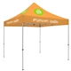 a blaze orange - 804 10 deluxe tent kit (full - color imprint, 4 locations)