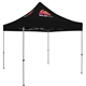 aerial view a black 10 premium tent kit (imprinted, 2 locations), image 1 of 6